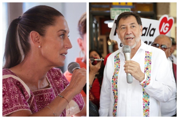 Le gana Noroña a Sheinbaum en Tlaxcala; mítines del petista fueron más concurridos