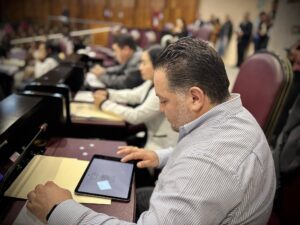 Diputado Luis Vicente Aguilar Castillo en sesión