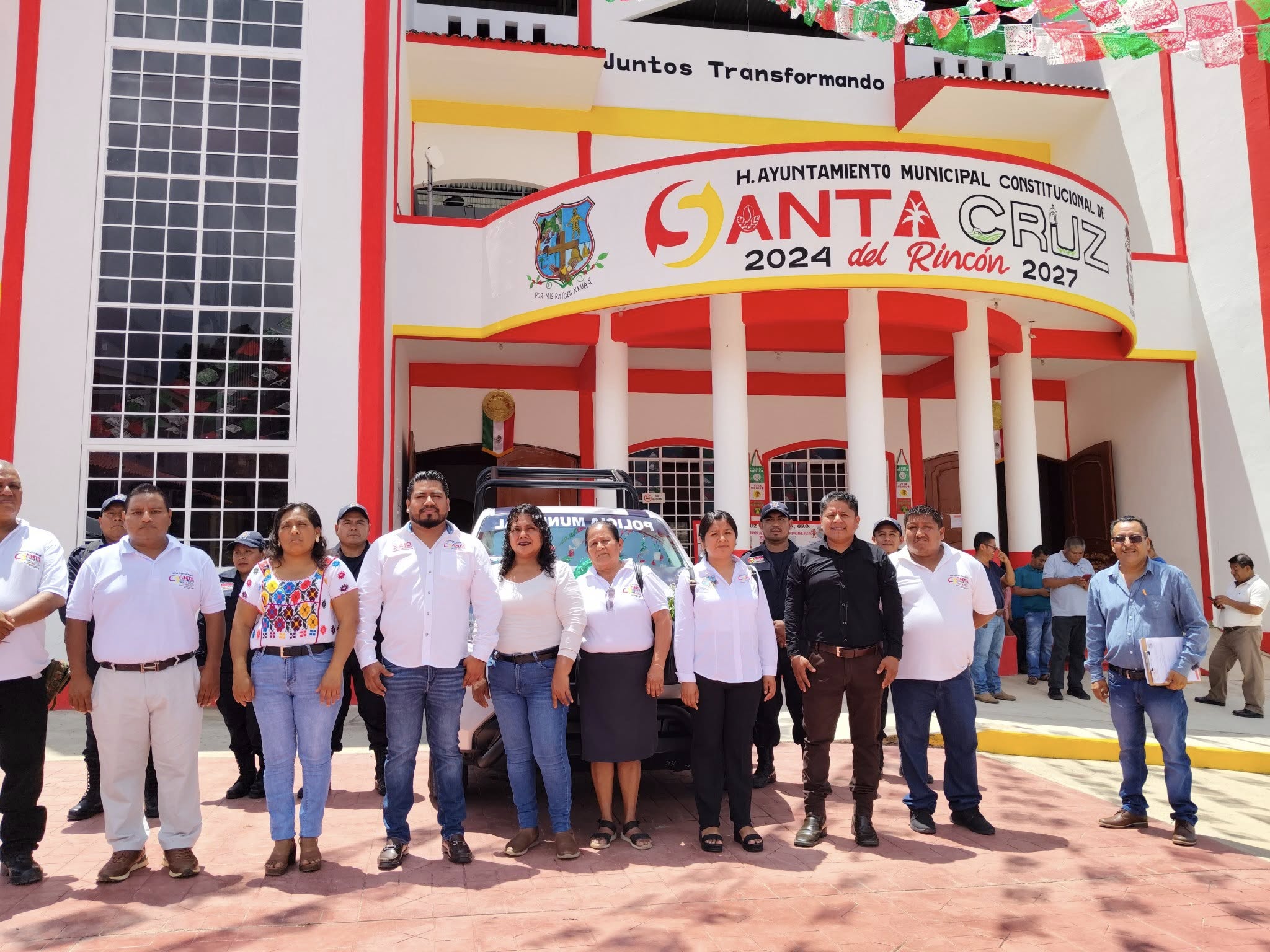 Compromiso cumplido en materia de seguridad; Santa Cruz del Rincón 2024-2027