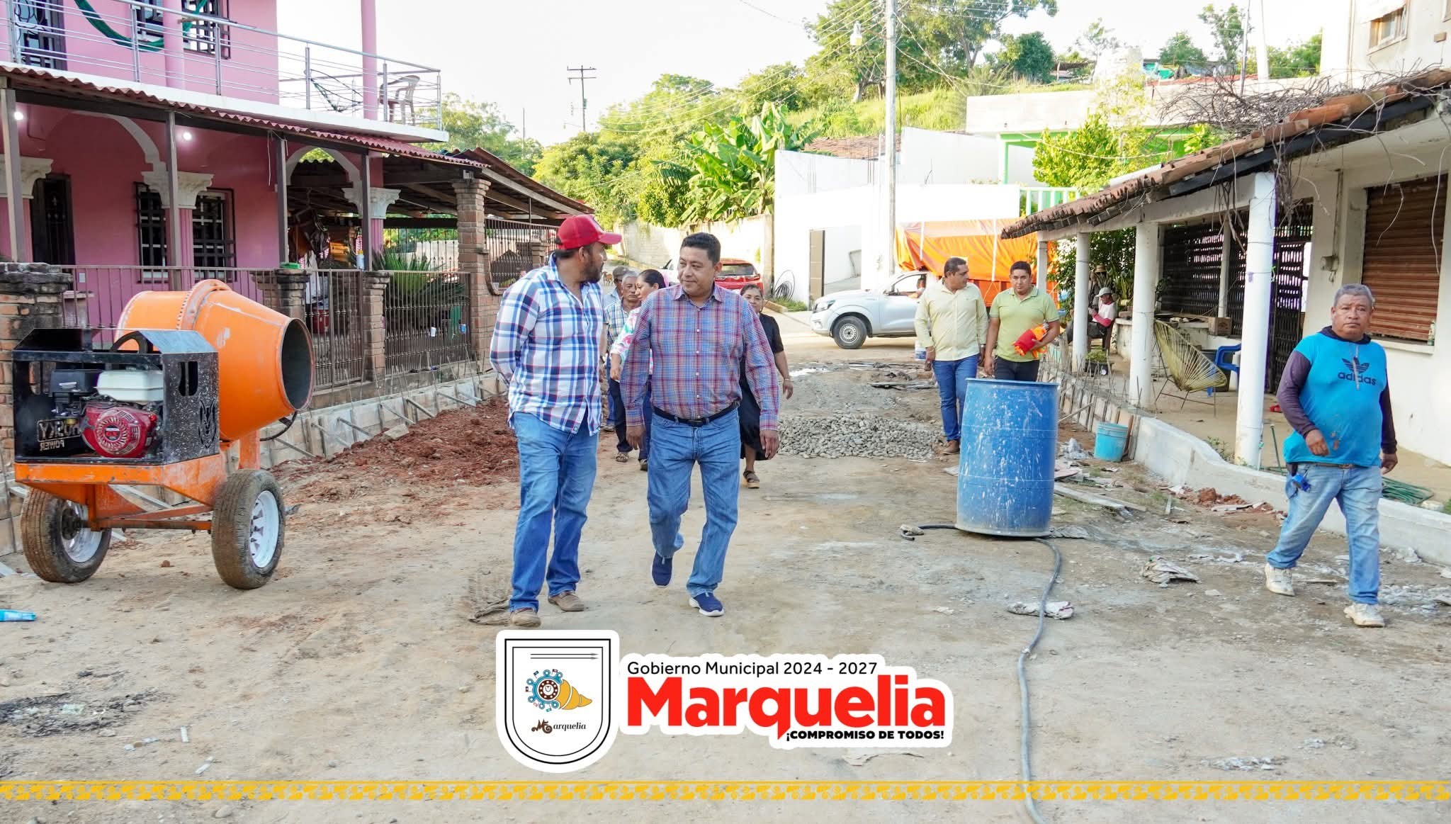 ARRANCA OBRA DE PAVIMENTACIÓN CON CONCRETO HIDRÁULICO EN TEPANTITLÁN “EL PASO”.