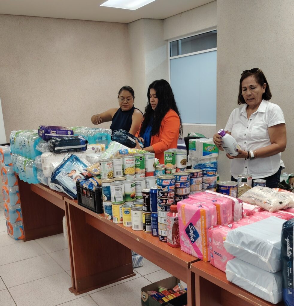 Colecta reunida por el Partido del Trabajo Coahuila.