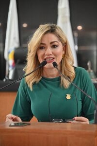 Diputada del PT, Karina Olivas Parra