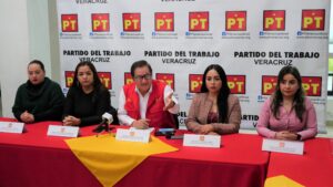 Rueda de prensa 4 de Noviembre 2025Partido del Trabajo (PT) Veracruz