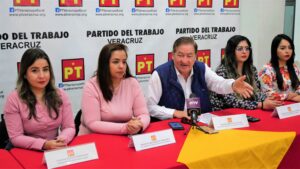 Rueda de Prensa Partido del Trabajo (PT) Veracruz. 18 de Noviembre