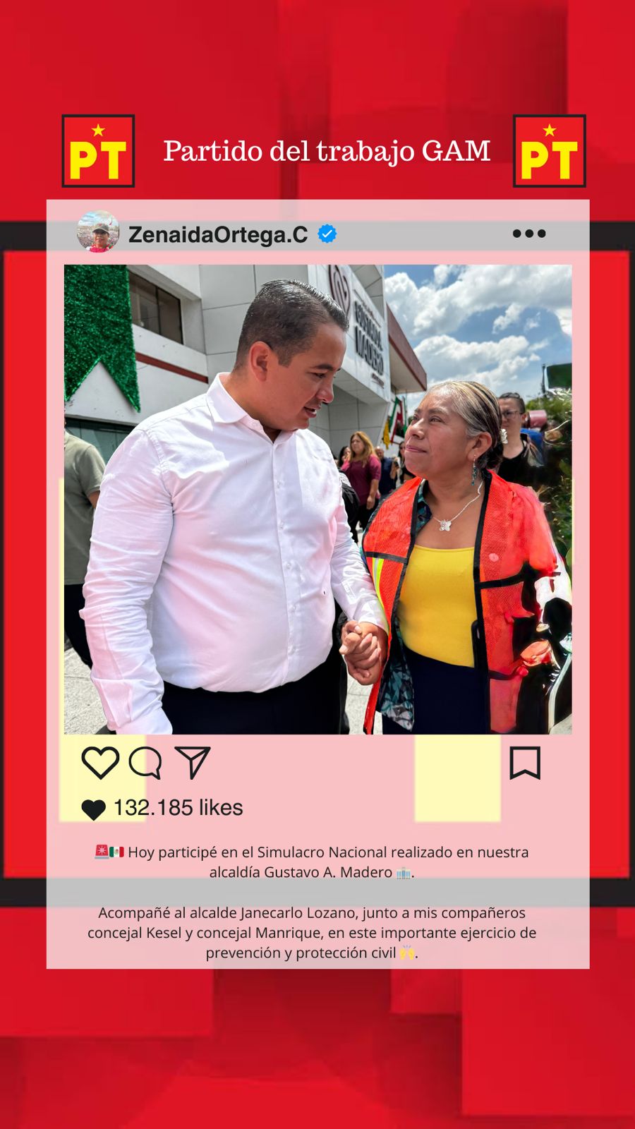 La Concejala Zenaida Ortega Cortés consolida una agenda social, de seguridad y participación ciudadana en Gustavo A. Madero