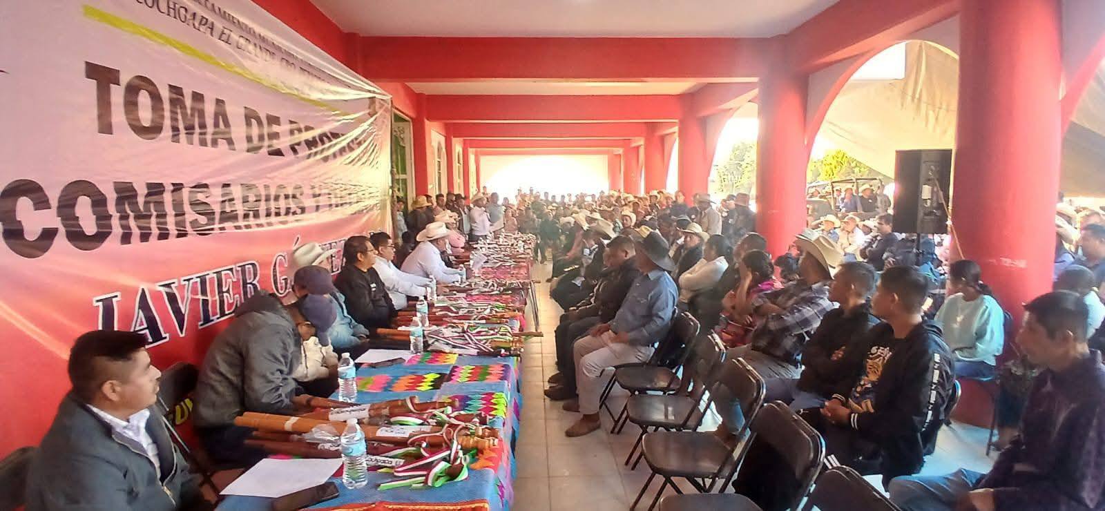 Presidente petista llevó a cabo La Toma de Protesta a Comisarios y Delegados, electos en ejercicio democrático