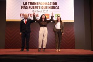 El Partido del Trabajo se consolida como una fuerza clave para la continuidad de la Cuarta Transformación en México.El PT refrenda su respaldo al proyecto de nación y a la profundización de los cambios sociales rumbo al 2027 y 2030.
Unidad, justicia social y soberanía nacional son ejes centrales del compromiso del PT con el pueblo.