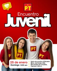 Los jóvenes son el núcleo vibrante del Partido del Trabajo, aportando nuevas ideas, energía y una perspectiva fresca ante los retos sociales actuales. Su compromiso y participación activa son fundamentales para construir un futuro más justo y equitativo. Juntos, con su voz y su fuerza, transformamos la realidad y forjamos un México mejor.