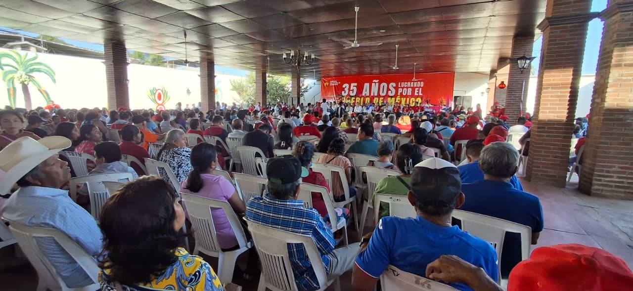  San Jerónimo, bastión del PT mostró su fuerza durante la masiva marcha de la lealtad