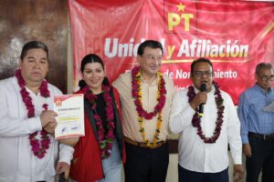 PT Hidalgo impulsa Afiliación con toma de protesta y entrega de nombramiento a coordinadora municipal en San Felipe Orizatlán