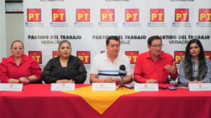 Partido del Trabajo Veracruz Rueda de prensa 10 de Marzo 2026