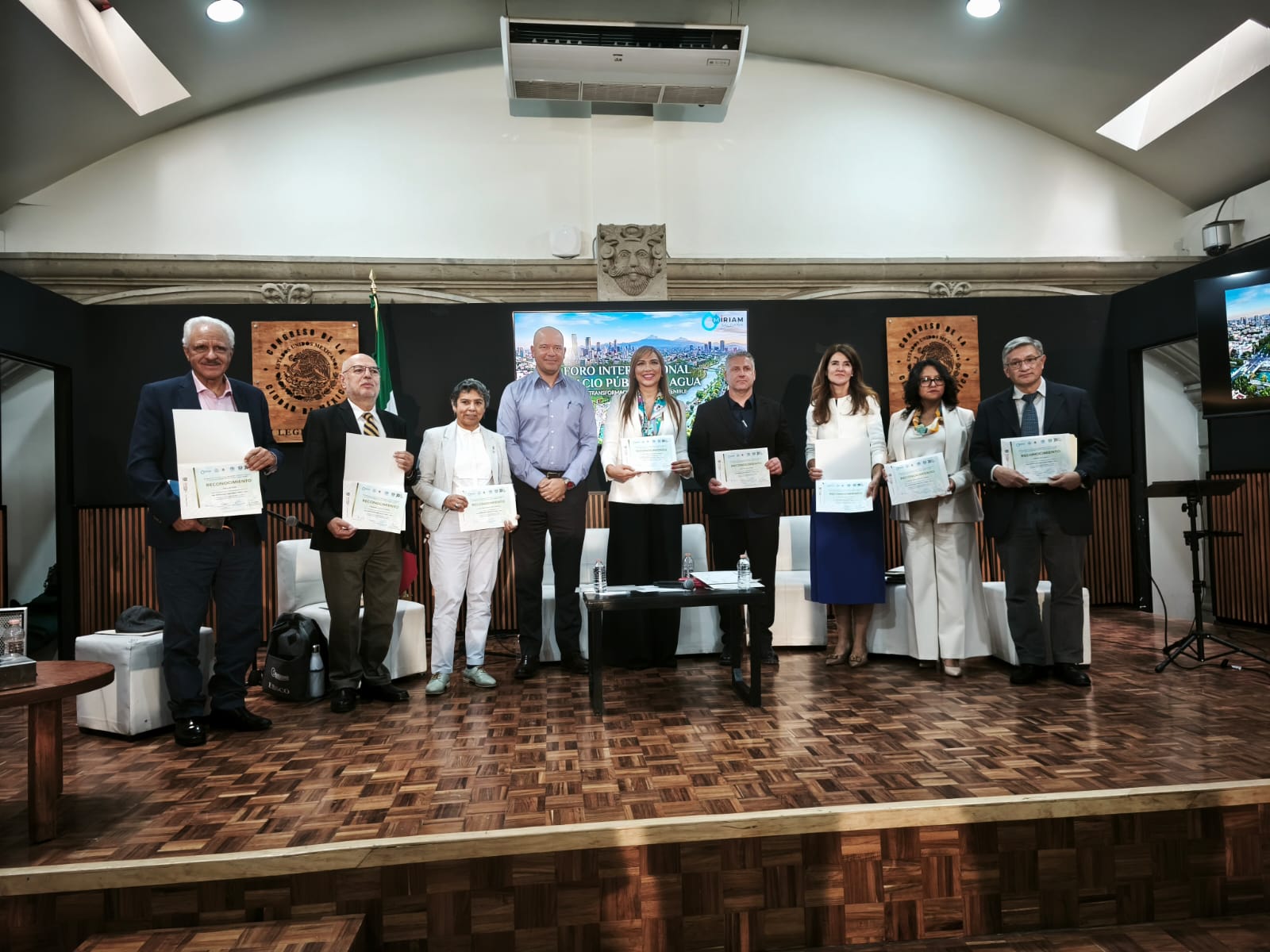 Desde el Congreso Capitalino, Miriam Saldaña impulsa transformación hídrica en Foro Internacional de alto nivel, con participación de expertos internacionales