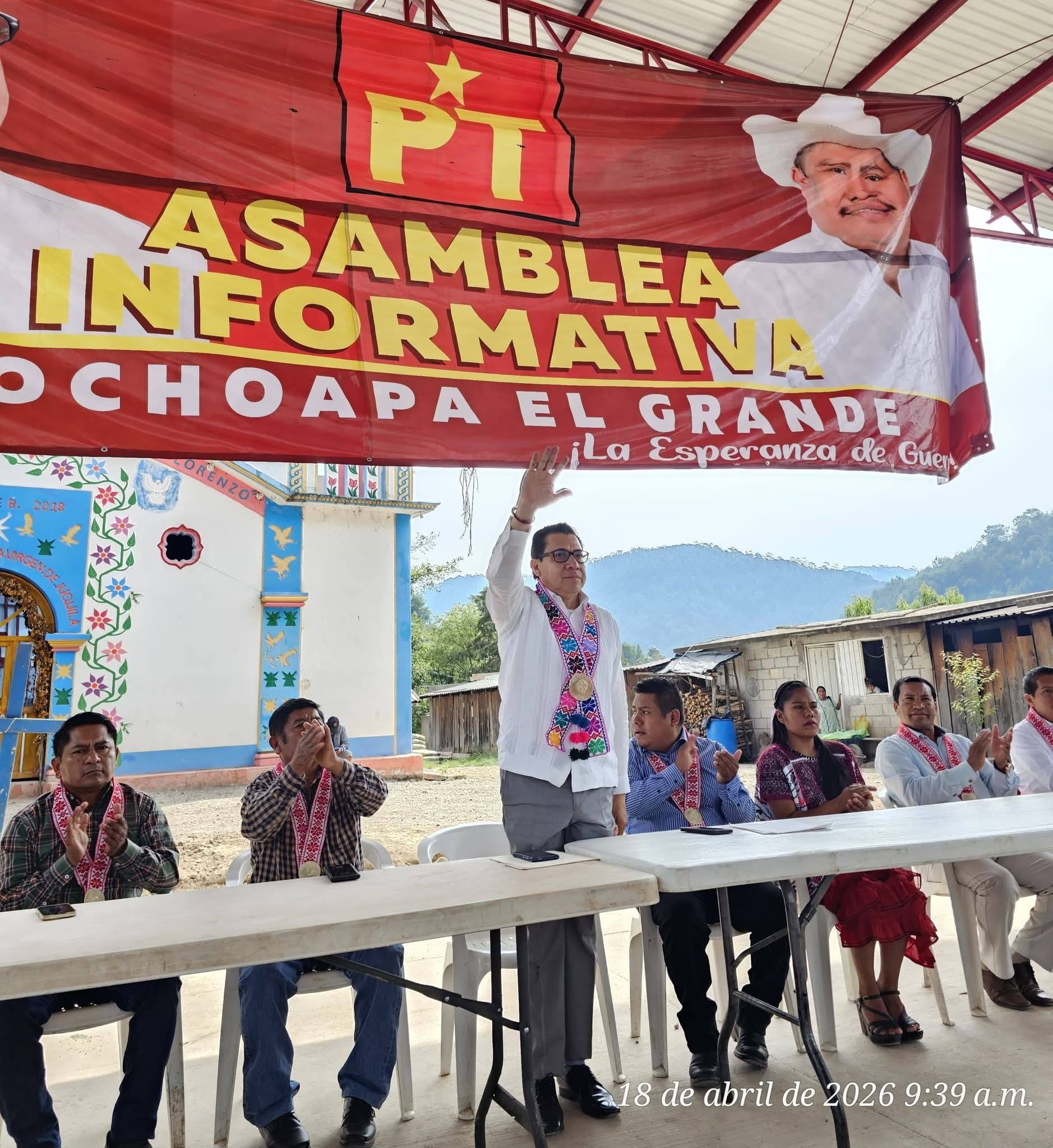 Reunión informativa en Cochoapa el Grande 2026