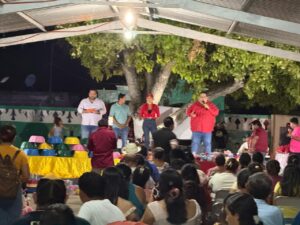 Los liderazgos del PT reafirmando sus compromisos con Kinchil