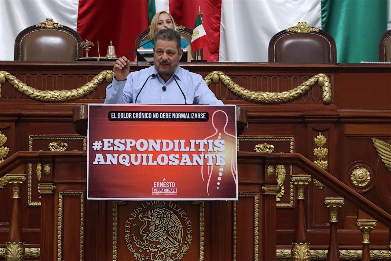 Diputado Ernesto Villarreal impulsa acciones para garantizar derechos ante la espondilitis anquilosante