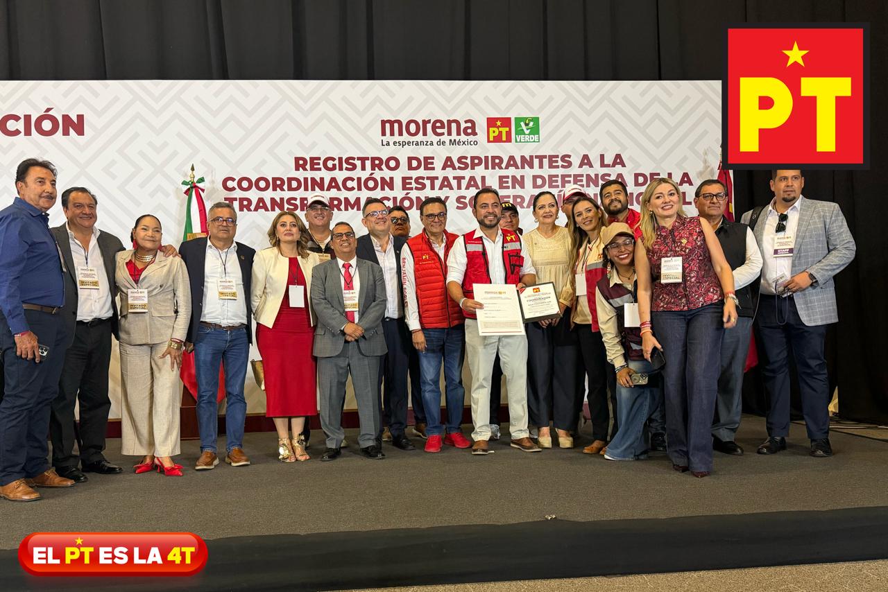 Christian Agúndez Gómez se registra como aspirante a la Coordinación Estatal de Afiliación del PT en Baja California Sur