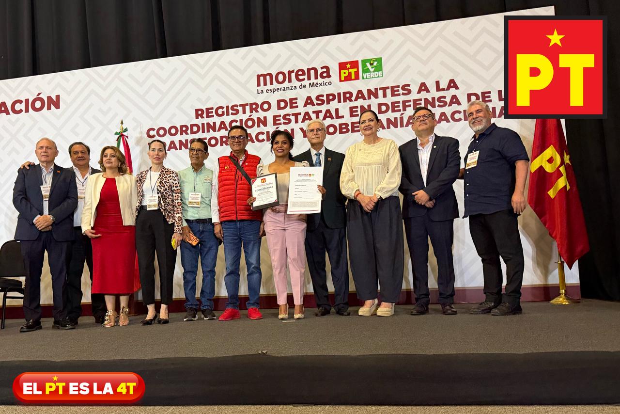 Montserrat Caballero se registra como aspirante a la Coordinación Estatal de Afiliación del PT en Baja California