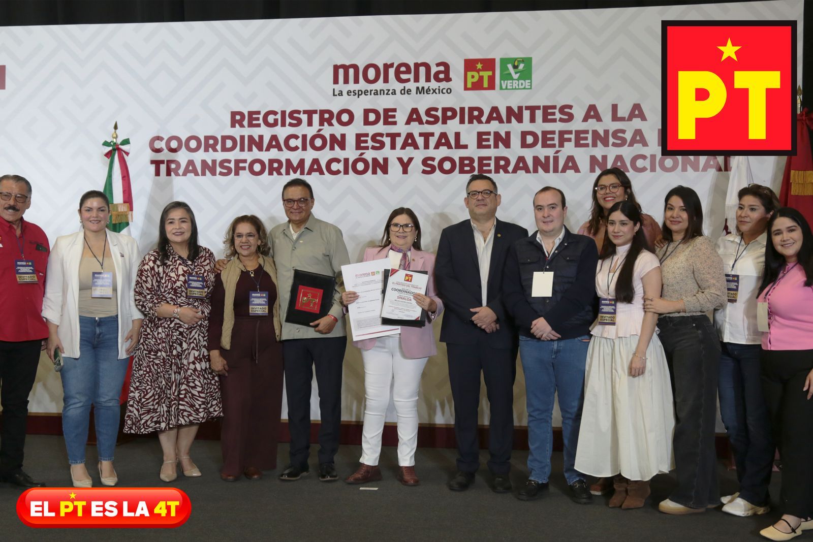 Imelda Castro Castro se registra como aspirante a la Coordinación Estatal de Afiliación del PT en Sinaloa