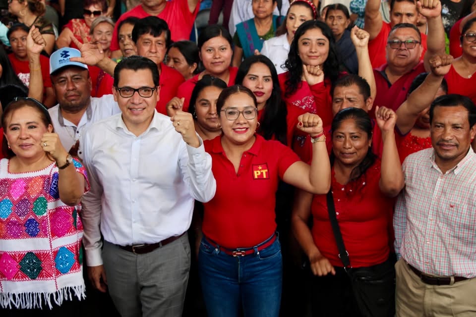 Asamblea Informativa de la “Ruta del Amor”, que encabeza el aspirante a Coordinar los Comités de Defensa de la 4T y la Soberanía Nacional por el Partido del Trabajo