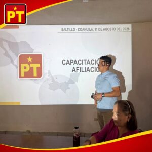 Jornada de capacitación sobre afiliación del PT Coahuila