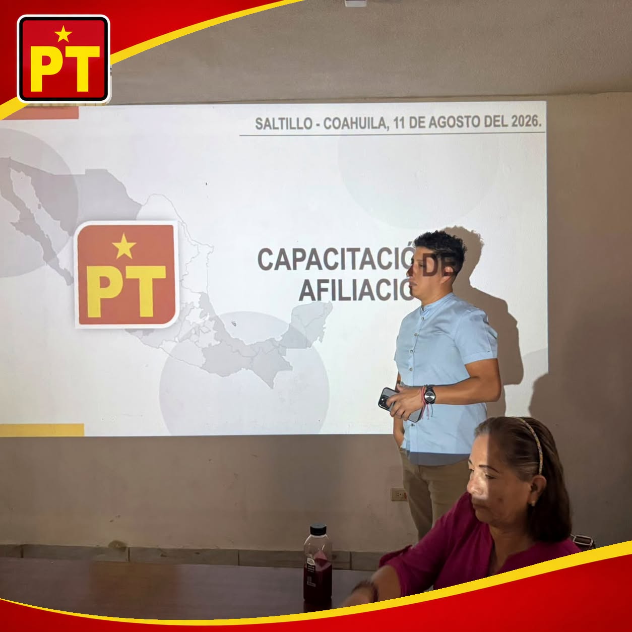 Jornada de capacitación sobre afiliación del PT Coahuila