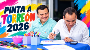 Arranca Pinta a Torreón 2026, un espacio para que jóvenes expresen mediante la creatividad lo que sienten por la ciudad y su identidad.
