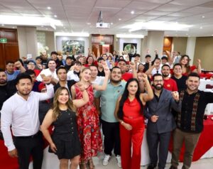 Acudió al estado de Nayarit en representación del CEN para participar en la capacitación “Jóvenes, generación del cambio”, organizada por el sectorial juvenil en Tepic y dictada por el ponente Sergio Gómez Villarreal, impulsando así la formación continua de las nuevas generaciones de líderes.
