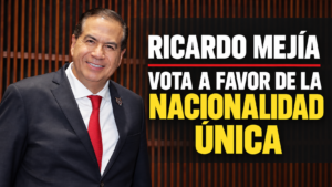 Ricardo Mejía participó en la sesión de Diputados sobre la reforma de nacionalidad única para la Presidencia, gubernaturas y Jefatura de Gobierno.