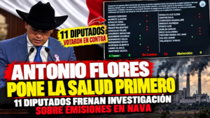 Antonio Flores respaldó investigar las emisiones de las carboeléctricas de Nava. La propuesta urgente obtuvo seis votos a favor y 11 en contra, mientras días antes el rodeo recibió amplio respaldo legislativo.