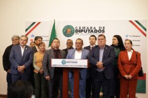 PT Denuncia presunta persecución política en Hidalgo durante rueda de prensa del Partido del Trabajo.