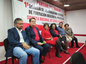 Primera Reunión de Coordinaciones Estatales de Formación Ideológica y Política del Sistema Nacional de Escuela de Cuadros del PT.